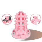Gorse - Spiked Chastity Cage With Belt and Catheter