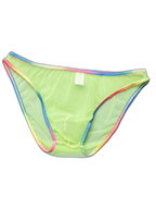 3-pack Men's Ultra-sheer Rainbow-edge Mesh Briefs