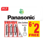 20 x Panasonic Batteries Aa 6+2 Free 8 Pack