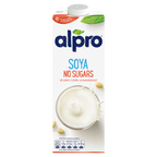 8 x Alpro Soya Unsweetened 1Ltr