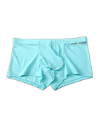 3 Pack Men's Breathable Ice Silk Double-Layered Big Pouch Sexy Boxer Briefs