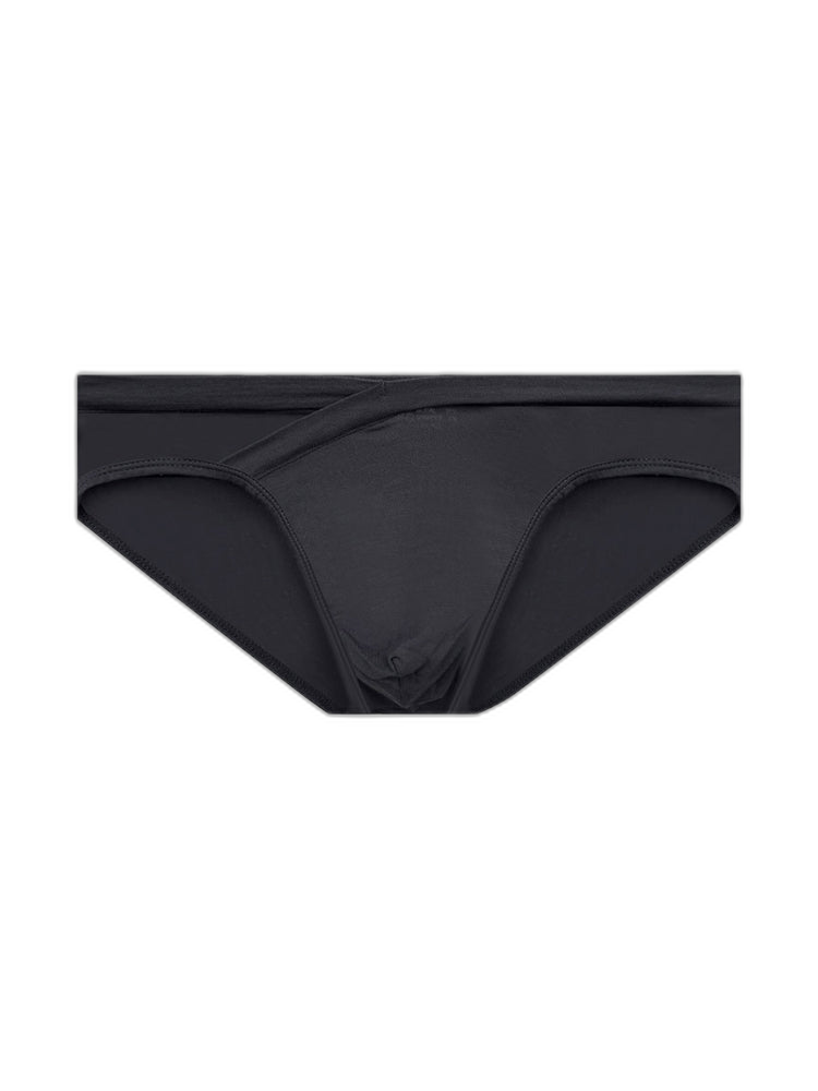 2 Pack Men's Ultra-Soft Modal Breathable Mesh Ice Silk Briefs