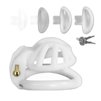PushTech Chastity Cage With 4 Ring Sizes