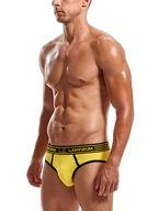 Men’s Spliced Color Pouch Briefs