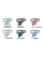 3 Pack Men's Ice Silk Sexy U-Shaped Pouch Kiss Thong