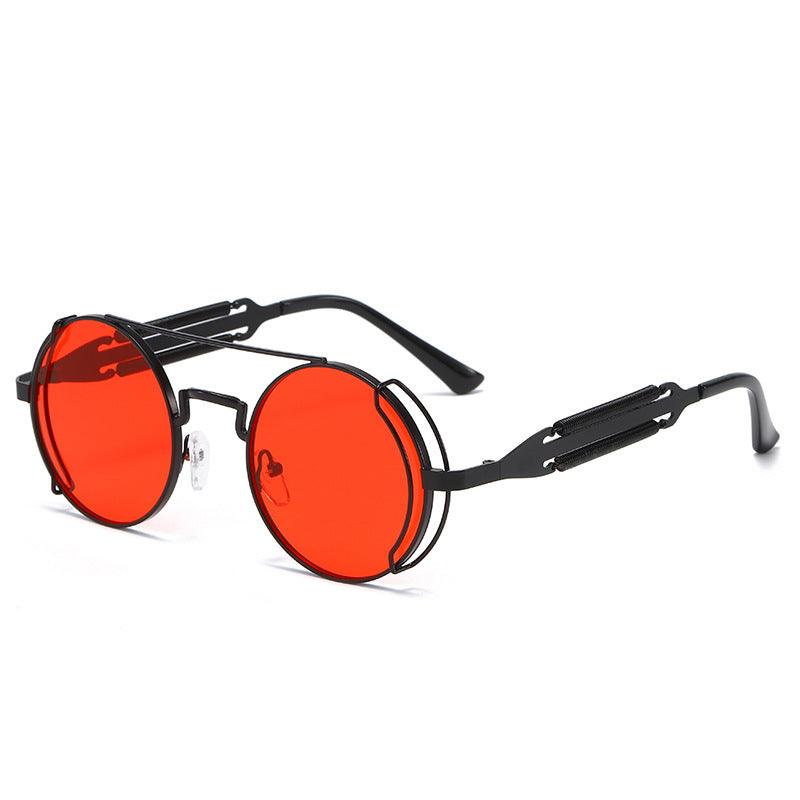 Fashionable And Unique Steam-wave Tinted Sunglasses