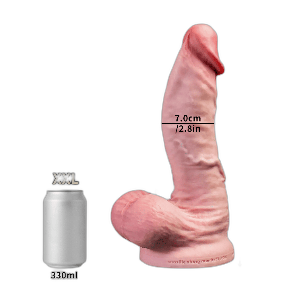 Vivid - Realistic Silicone Dildo with Suction Cup - Long Dildo