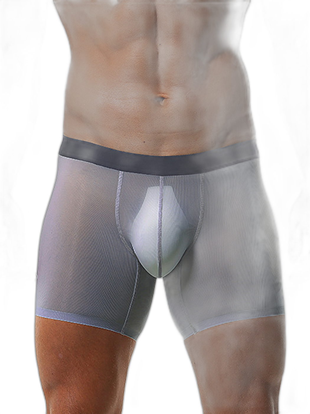 2 Pack Men’s Breathable Athletic Mesh Boxer Briefs