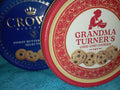 GRANDMA TURNER CHOC CHIP COOKIES 140G & CROWN BUTTER COOKIES SELECTION 140G