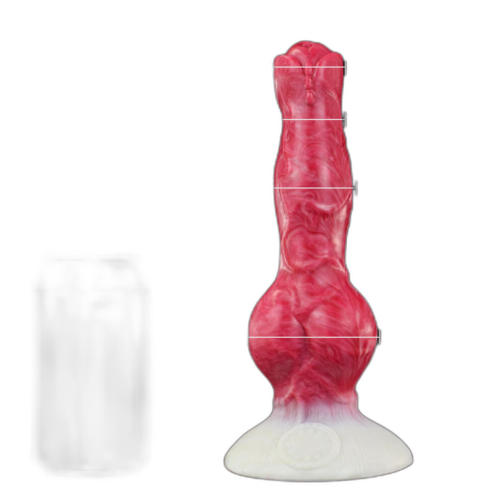 Luna - 8 Inch Squirting Dildo - Kanis Dildo - Knot Dildo