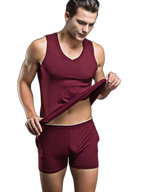 Solid Color Modal Home Boxers for Men