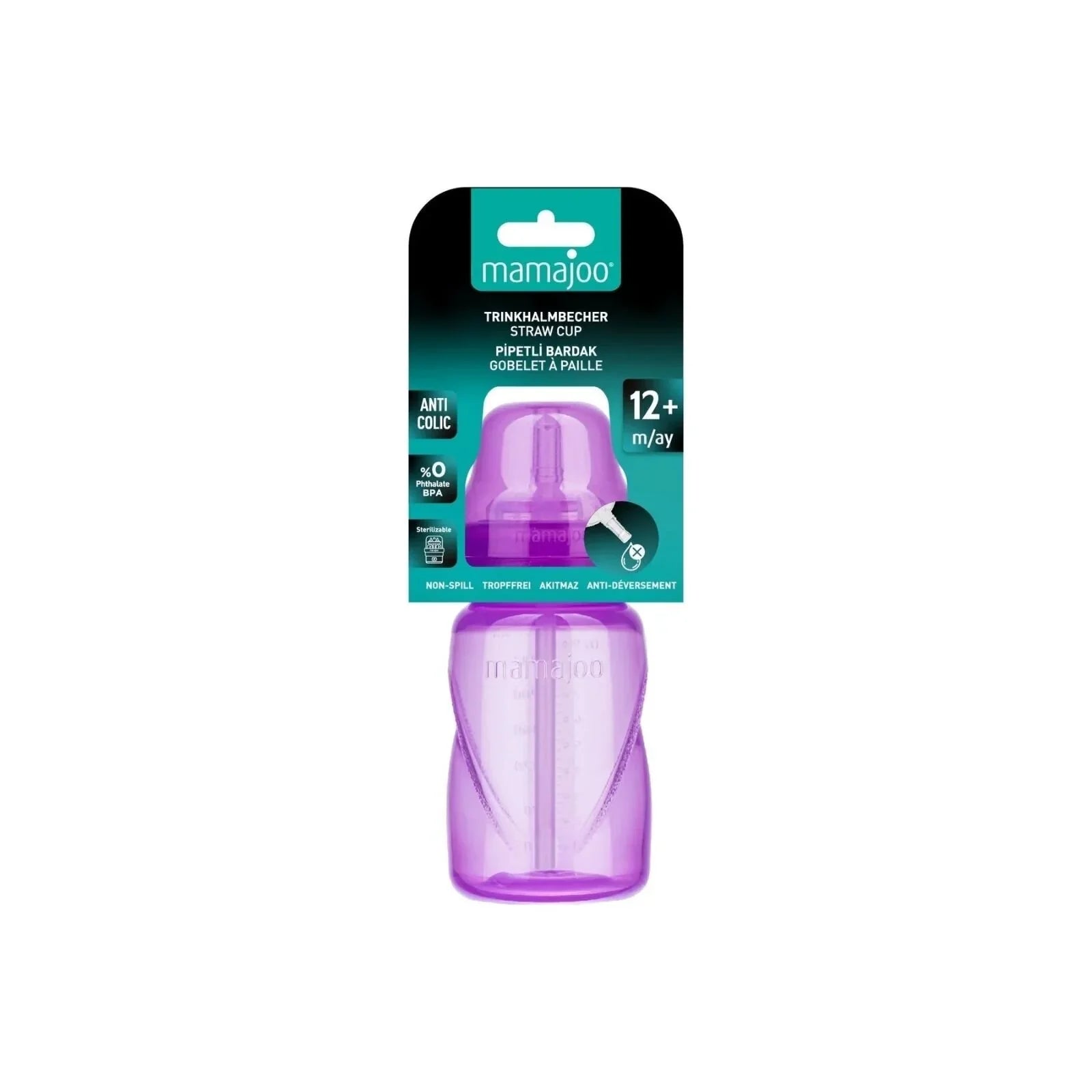 Mamajoo Training Cup 12+ months 270ml - Purple