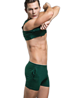 Solid Color Modal Home Boxers for Men