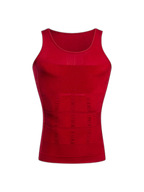 Mens Waist Body Shaper Vest T-Shirt Tank Tops