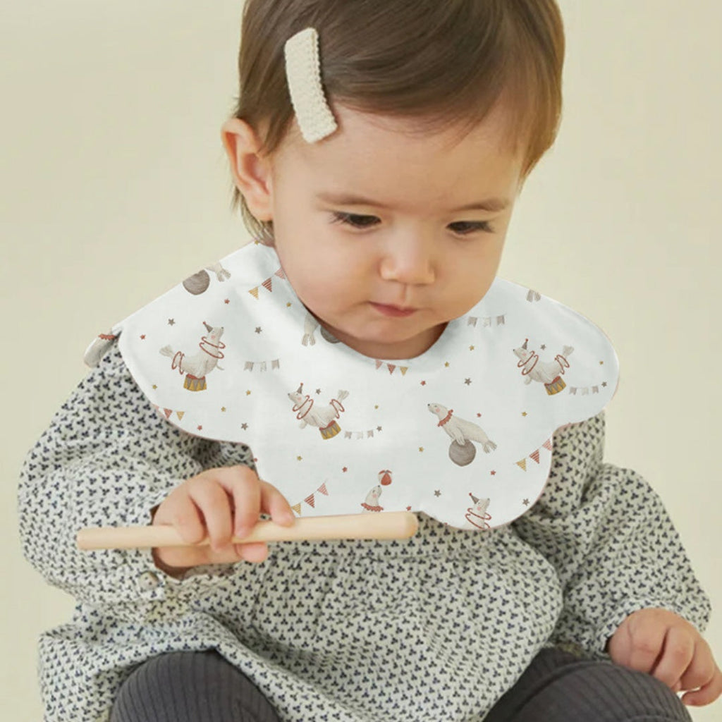 Pure Cotton Waterproof Baby Bib | Anti-Rash Drool Bib Newborn