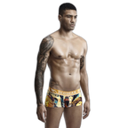 SEOBEAN Luxe Print Silk Low-Waist Boxers