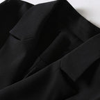 Autumn New Plus Size Women's Long Suit Trench Coat