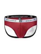3 Pack Men's Mesh Thong with Stretch & Breathable 3D Support Pouch