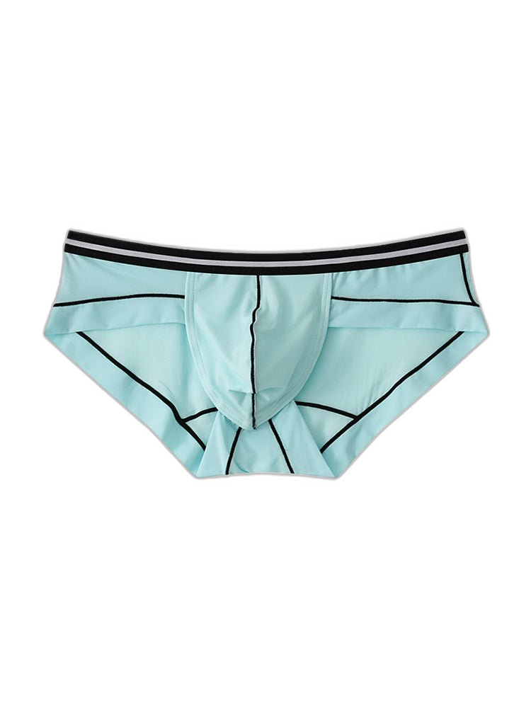 3 Pack Men's Semi-Transparent Comfortable Soft Skin-Friendly Minimalist Briefs