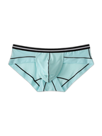 3 Pack Men's Semi-Transparent Comfortable Soft Skin-Friendly Minimalist Briefs