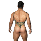 Camo Thong Bodysuit