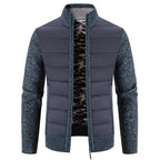 Men's Cardigan Sweater Stand Collar Sweater Coat