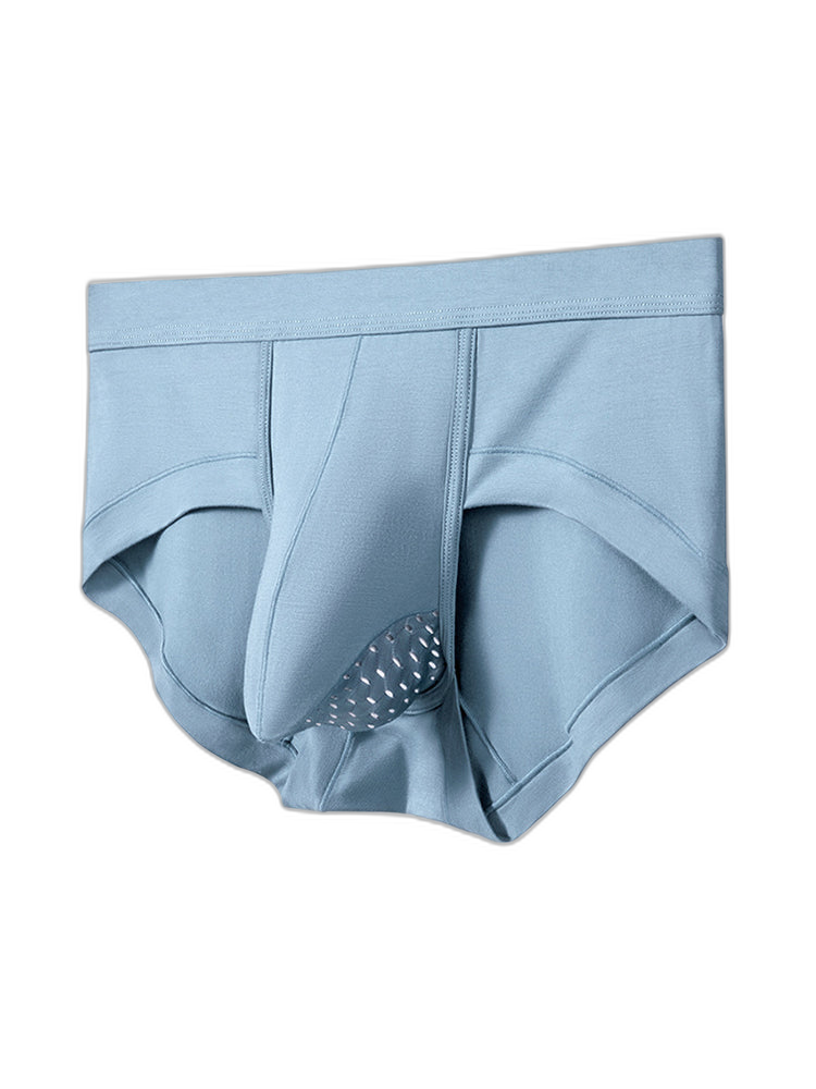 2 Pack Men's Breathable Pouch Separate Modal Briefs
