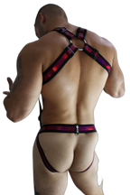 Breedwell Illuminator Body Harness Neon Pink