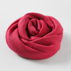 Artistic Sunscreen Solid Color Cotton And Linen Scarf