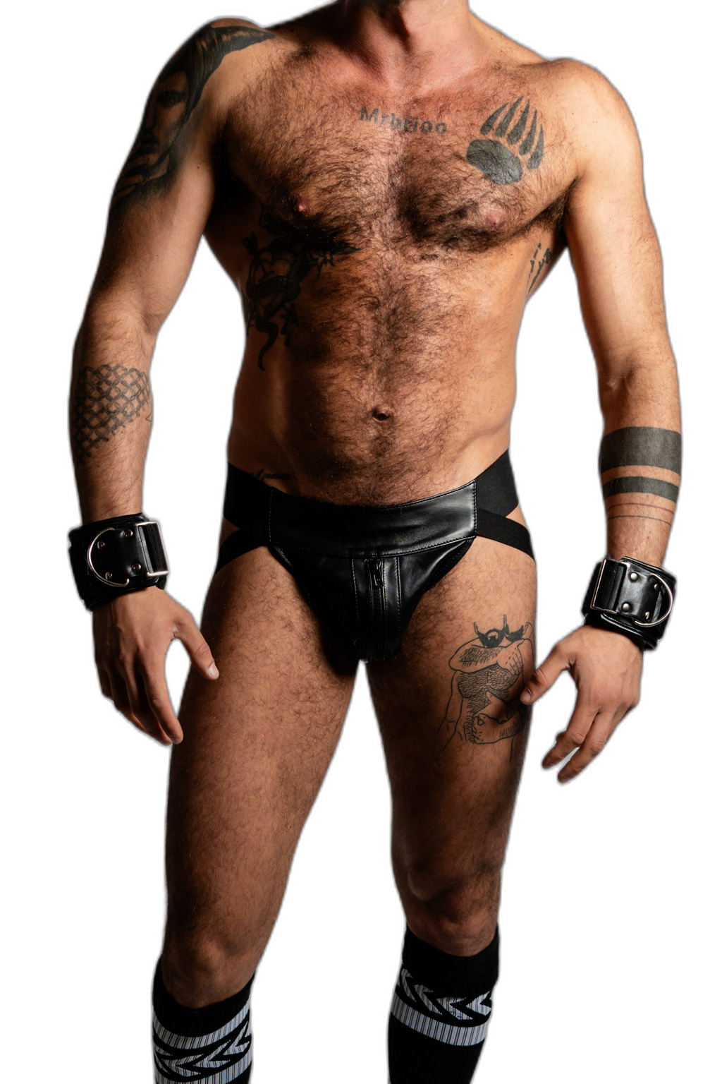 ruff GEAR Hardcore Grip Padded Restraints Black