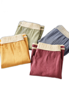 3 Pack Men's Ultra-Soft Cotton Solid Color Odor-Control Boxer Briefs