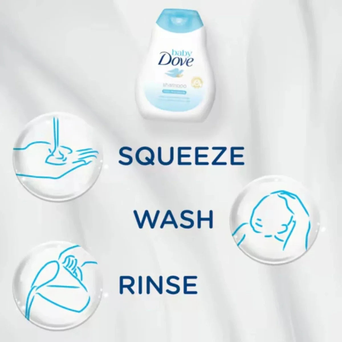 Dove Baby Reichhaltige Feuchtigkeit Shampoo 200ml