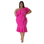 Fashionable Slim-fit Casual Mid-length Tube Dress