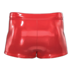 Open-Front Leather Boxer Briefs