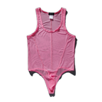 High-Cut Mesh Thong Bodysuit