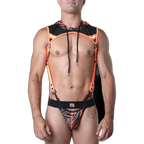Cell Block 13 Kennel Club Lightning Hoodie Harness | Orange