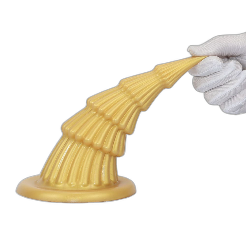 Golden Whirl - Silicone Anal Plug - Anal Sex Toy