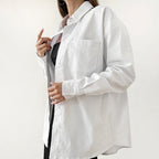 Women's Elegant Simple Solid-Color Loose-Fit Blouse
