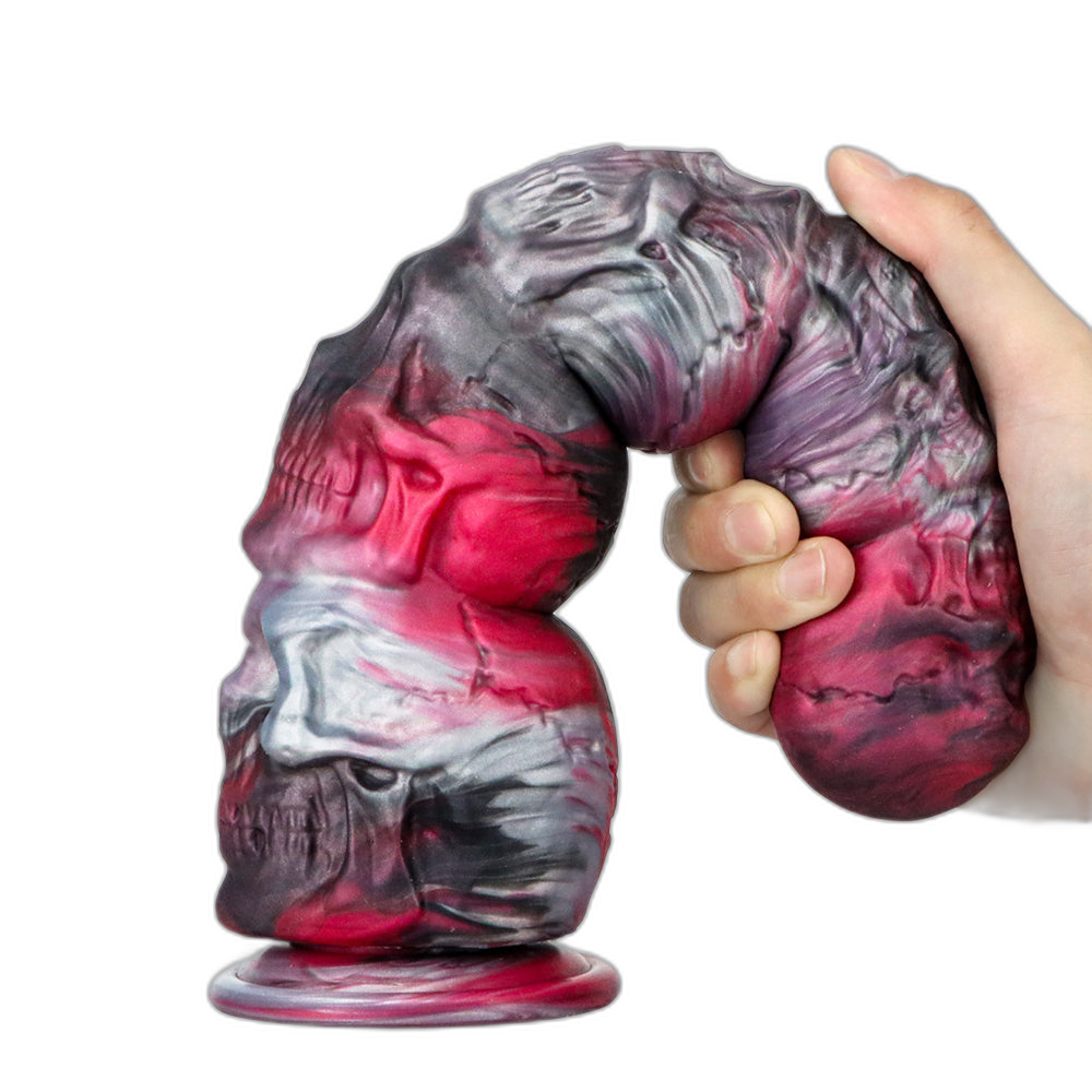 Skull - Silicone Anal Beads - Insertable Anal Plug - Anal Stimulation Sex Toy