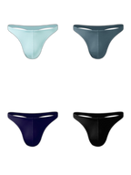 4 Pack Men's Sexy Pouch T-Back Thongs
