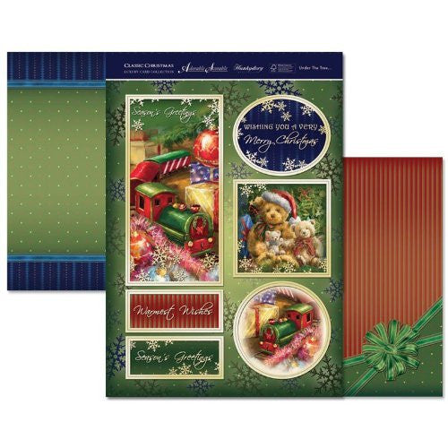 luxury card collection classic christmas under the tree