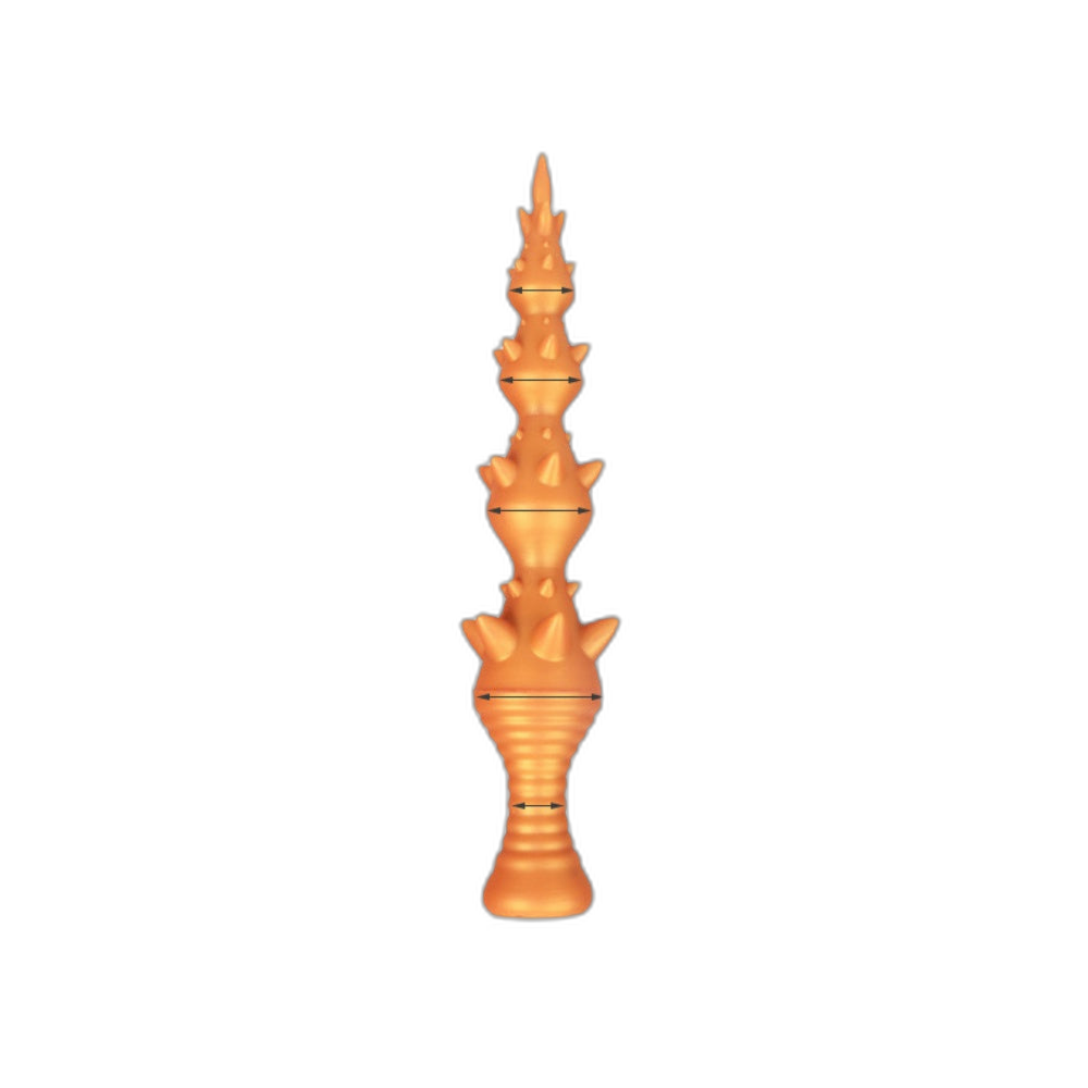 Amarok - Wolf Anal Beads - 4 Anal Ball Bump Point Irritating Sex Toy - Wolf Tail Butt Plug