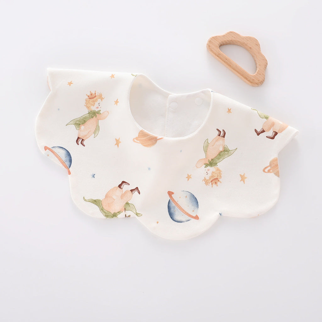 Pure Cotton Waterproof Baby Bib | Anti-Rash Drool Bib Newborn