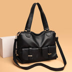 Large Capacity Handbag Casual Bag Versatile Tote Shoulder Messenger Bag