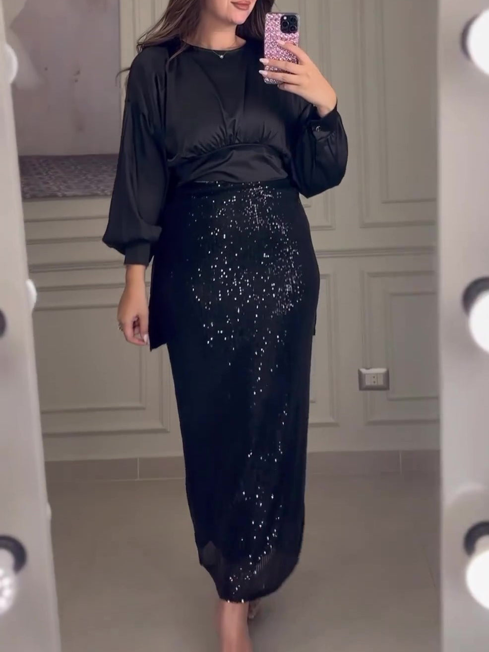 Sequined Skirt