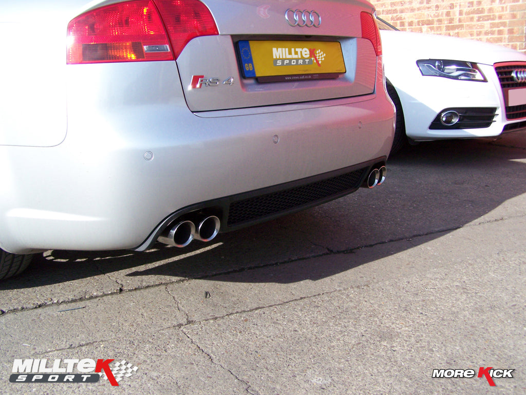 Milltek Sport - Cat Back Exhaust (Multiple Options) Audi RS4 B7 (Saloon, Avant & Cabriolet)