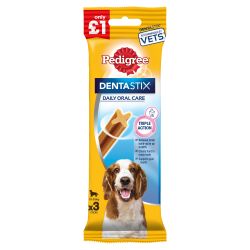 Pedigree Dentastix Daily Adult Medium Dog Treats 3 Dental Chews