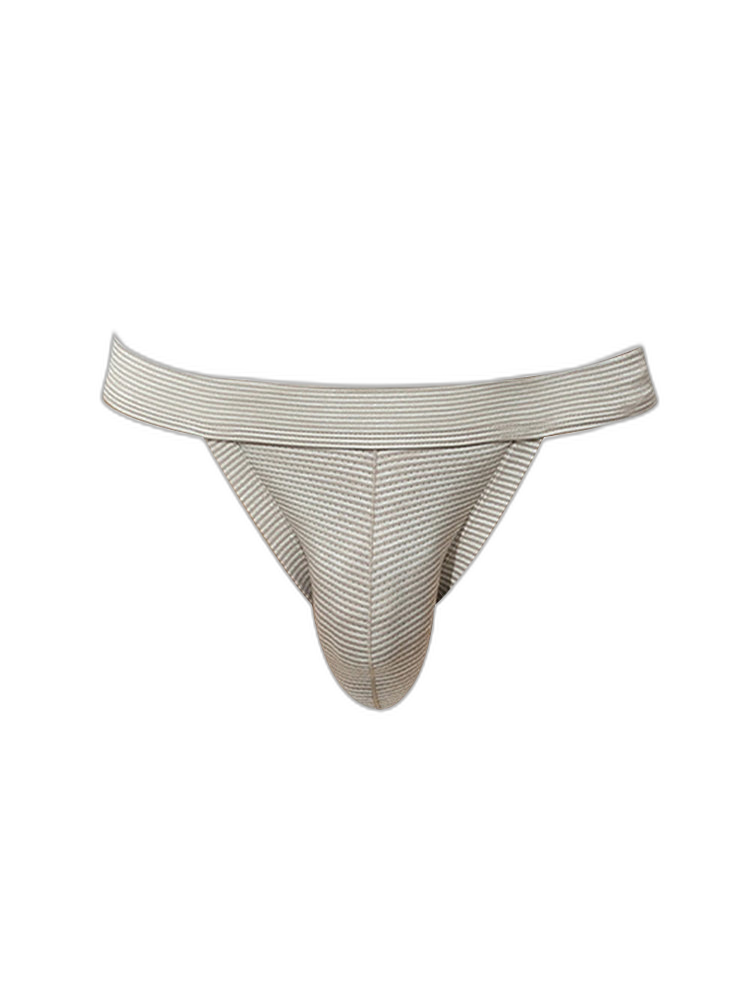 3 Pack Men's Breathable Mesh Odor-Resistant Solid Color Sexy Briefs