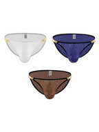 3 Pack Men's Sexy Low-Rise Hip-Lifting Briefs