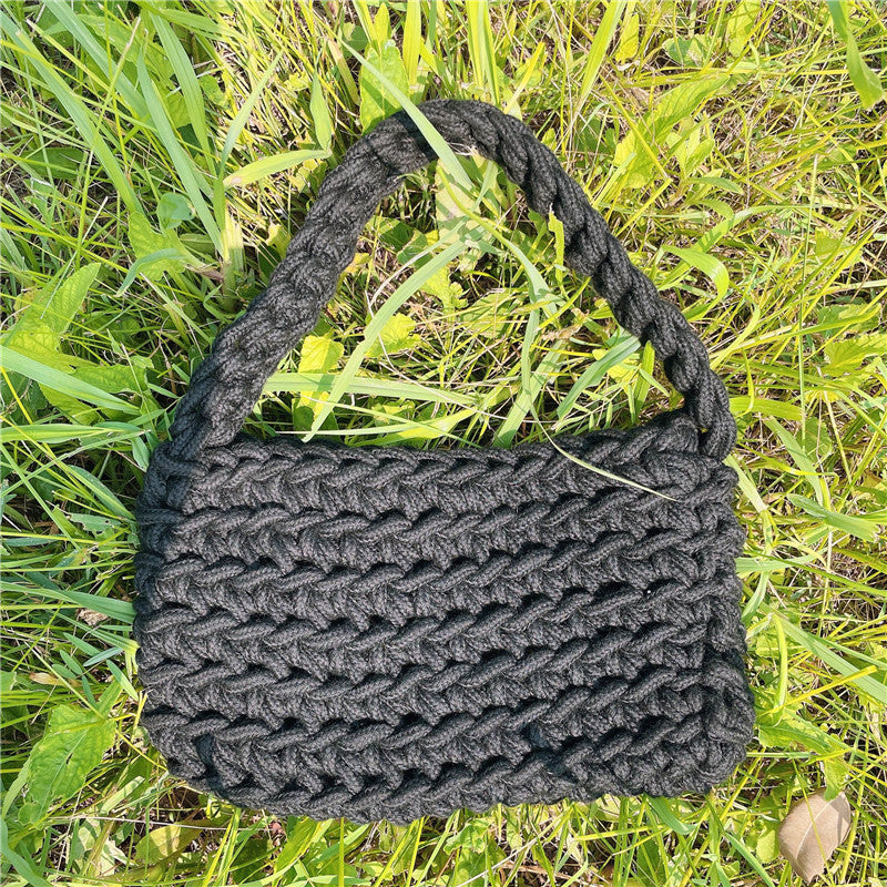Fashionable Simple Woven Handbag Shoulder Bag